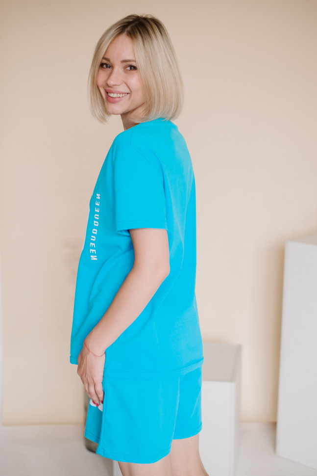 Женский костюм ЖК 035 (бирюзовый)